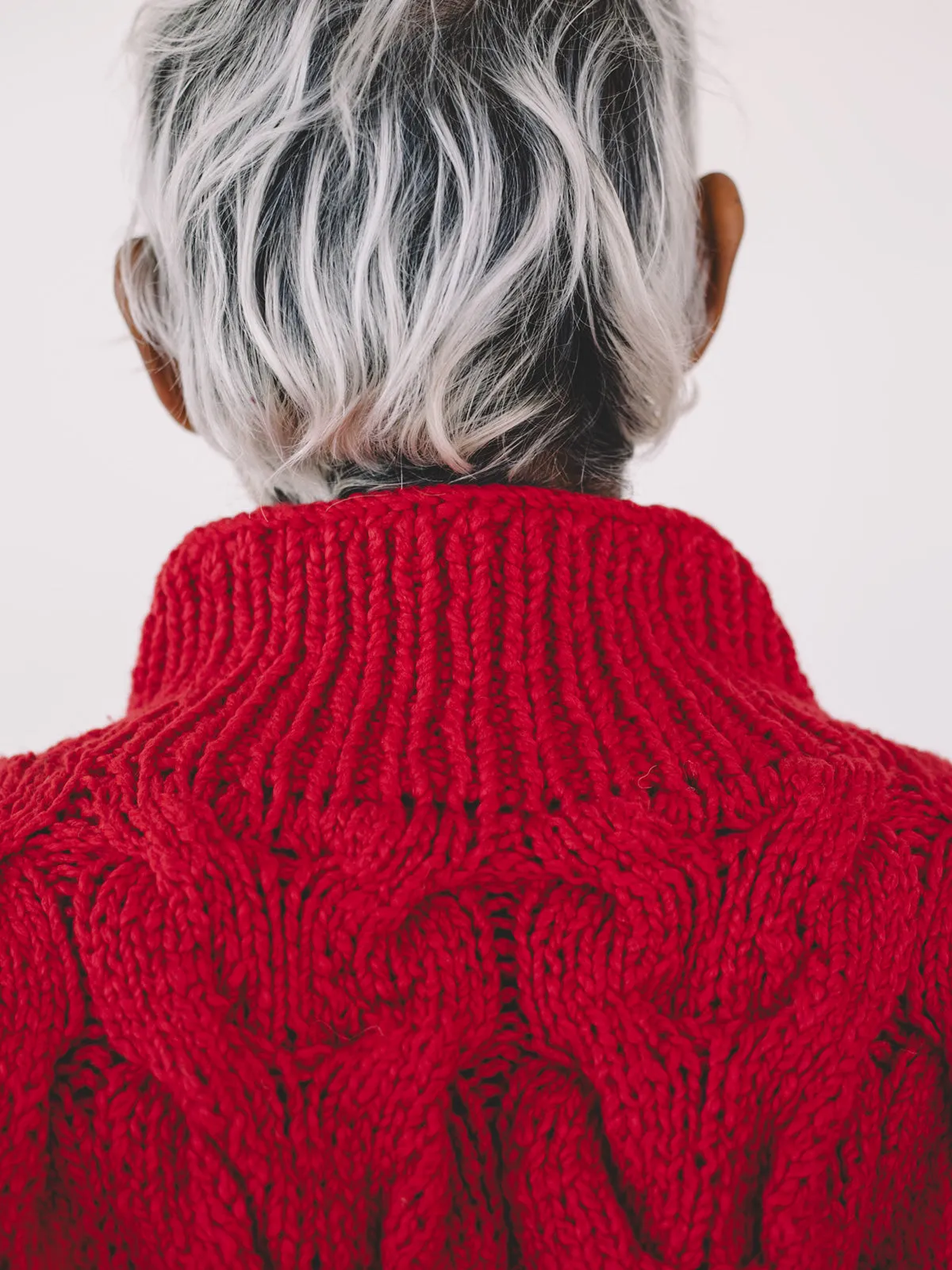 Chioma Sweater - Cherry sold by Aliya Wanek product image thumbnail 5