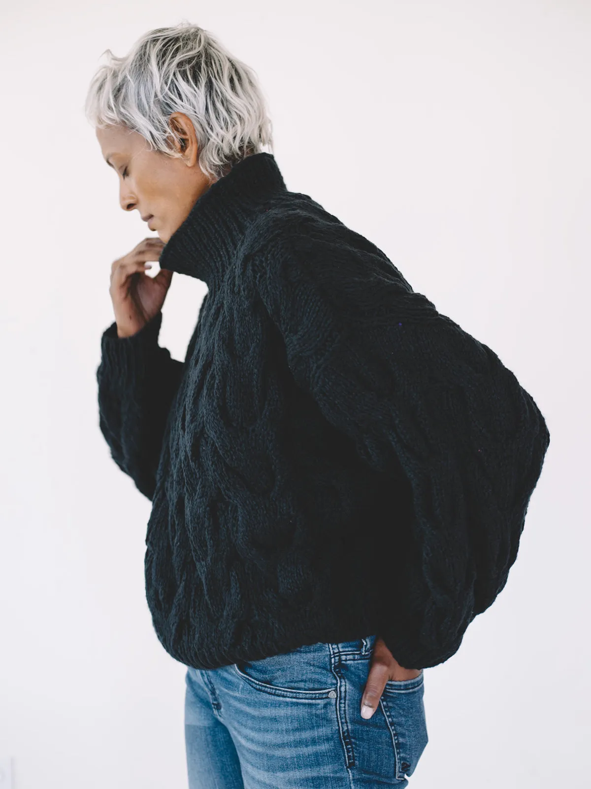 Chioma Sweater - Black sold by Aliya Wanek