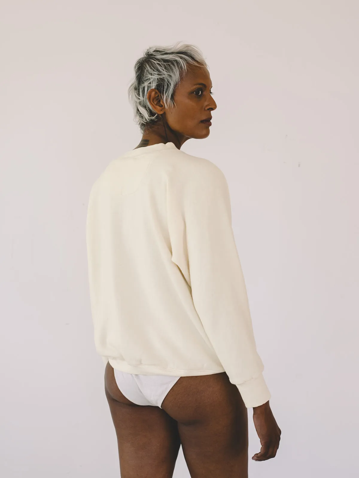 Ami Sweatshirt - Cream sold by Aliya Wanek product image thumbnail 3