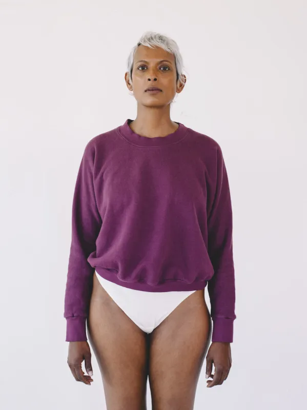 Ami Sweatshirt - Plum sold by Aliya Wanek