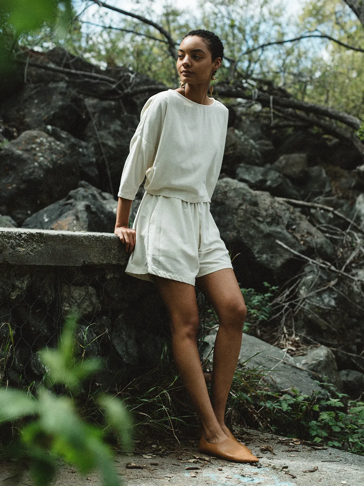 Priya Shorts - Natural sold by Aliya Wanek product image thumbnail 3