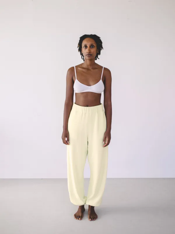 Adele Sweatpants - Lemon sold by Aliya Wanek