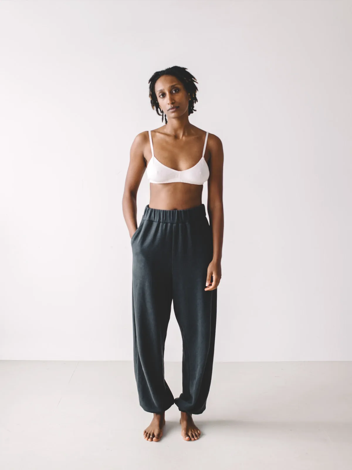 Adele Sweatpants - Faded Black sold by Aliya Wanek