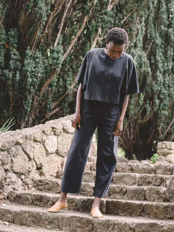 Adut Pants - Faded Black Jersey sold by Aliya Wanek