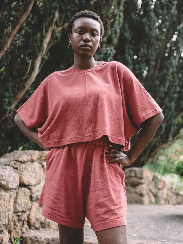 Zola Top - Rose Clay Jersey sold by Aliya Wanek