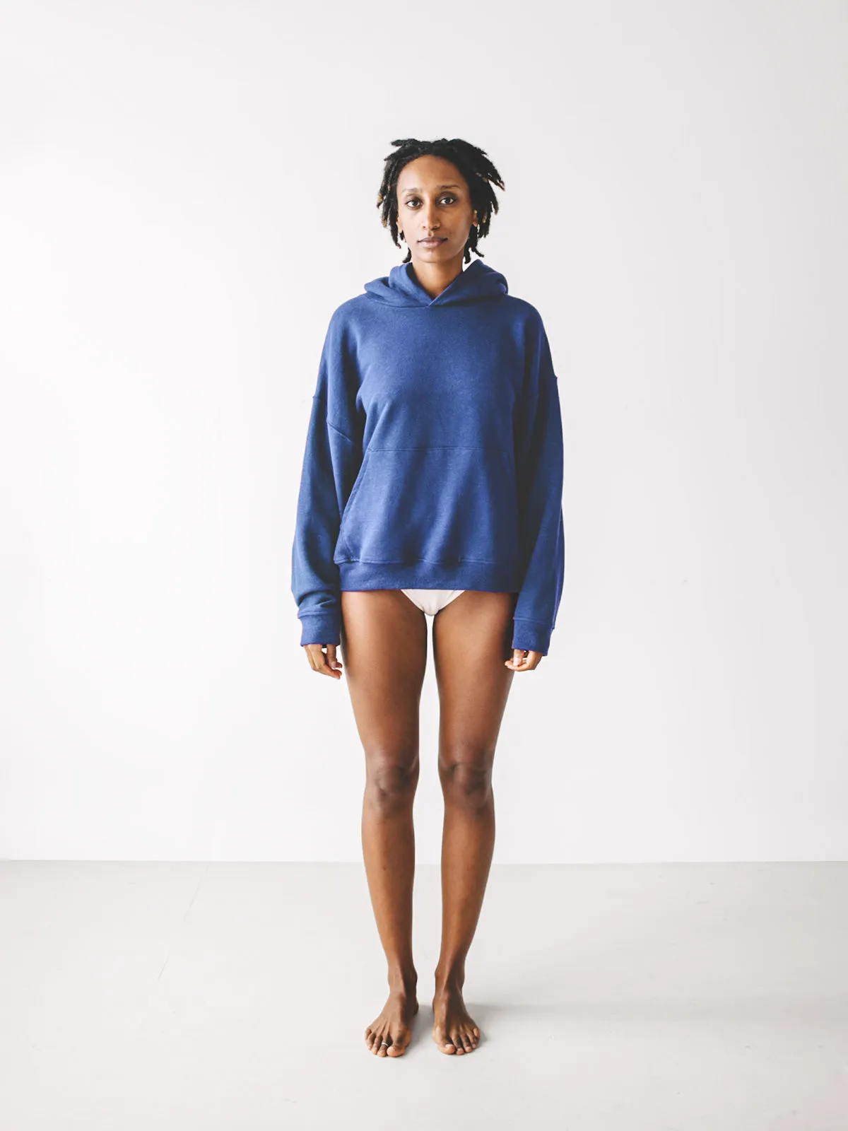 Dapo Hoodie - Nu Blue sold by Aliya Wanek