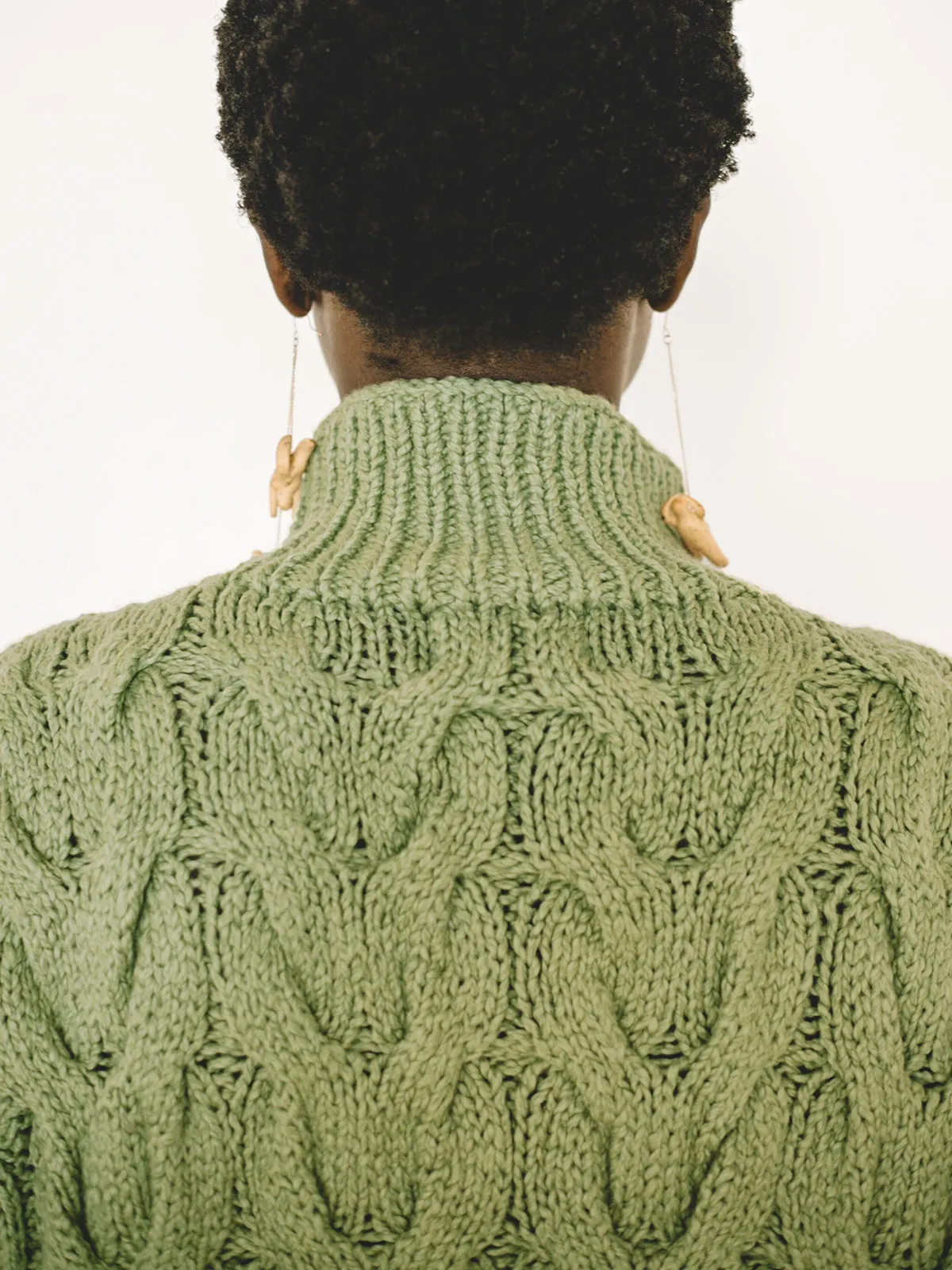 Chioma Sweater - Moss sold by Aliya Wanek product image thumbnail 2
