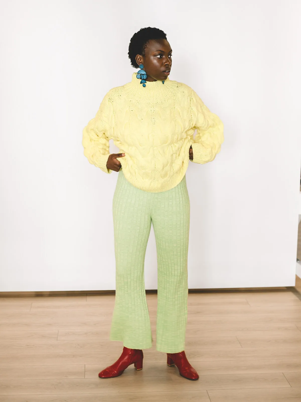 Chioma Sweater - Lemon sold by Aliya Wanek product image thumbnail 4