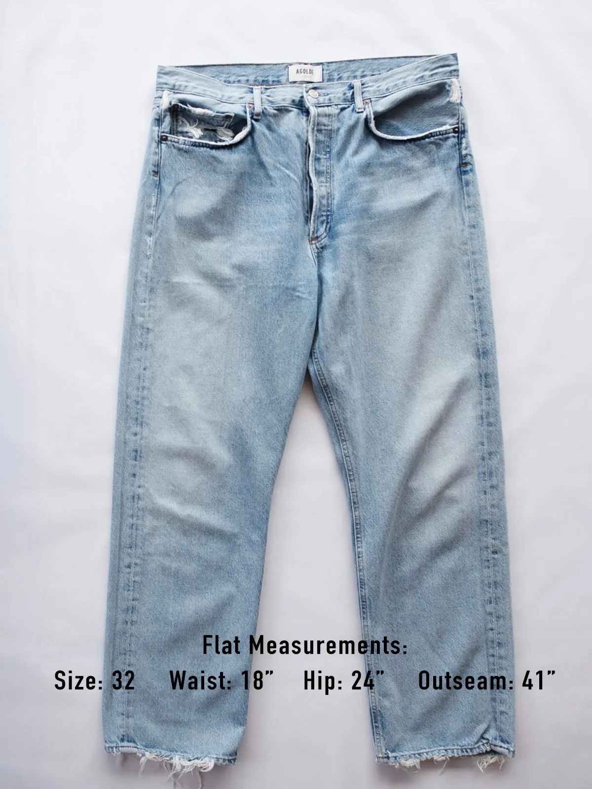 Agolde 90's Mid Rise Straight sold by Aliya Wanek product image thumbnail 2