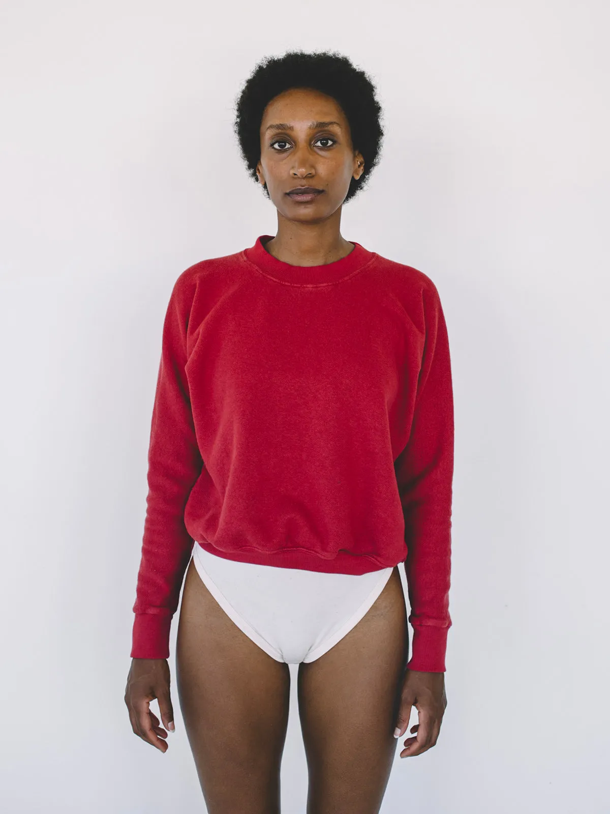 Ami Sweatshirt - Carmine sold by Aliya Wanek