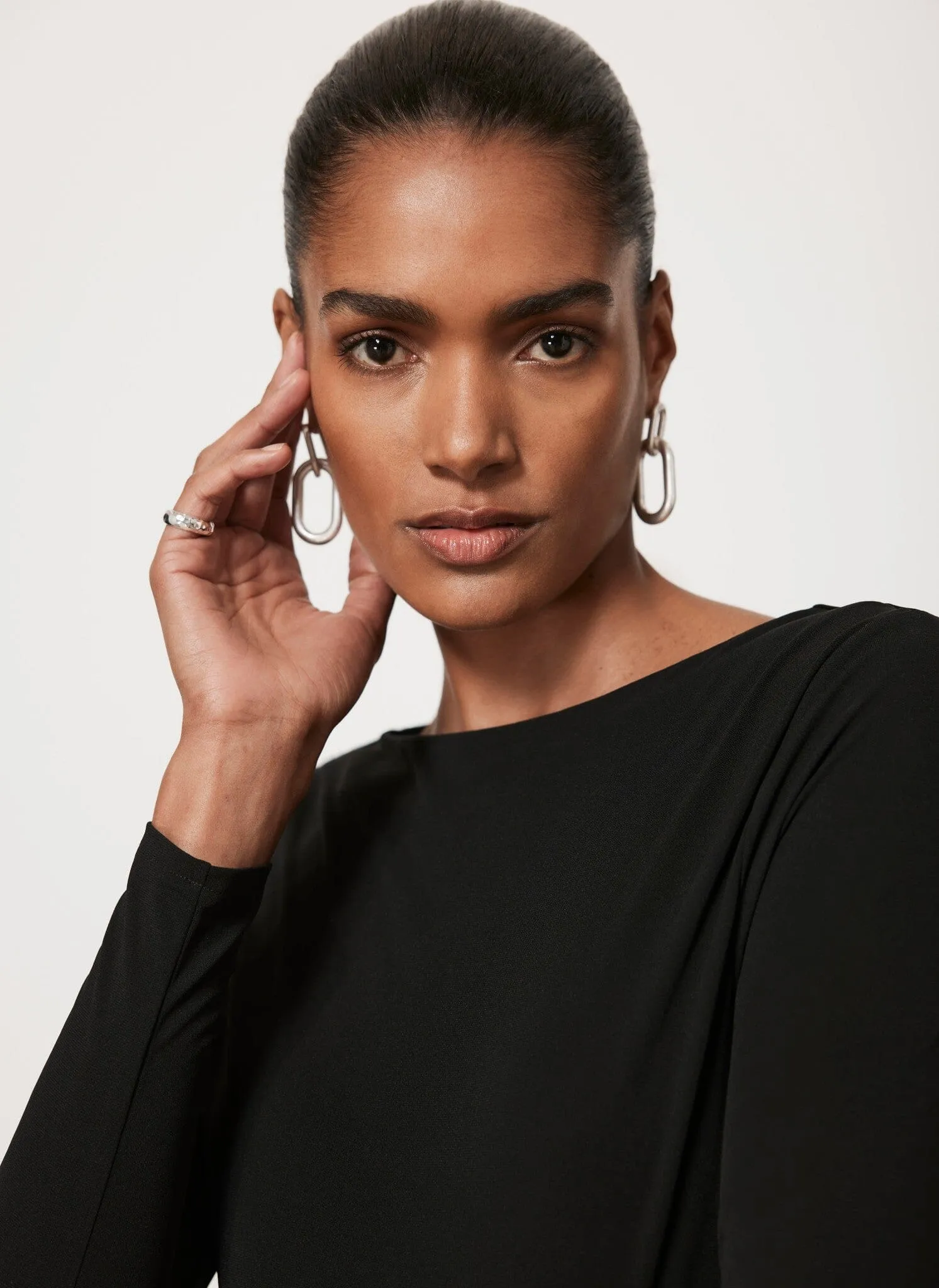 Black Jersey Midi Dress sold by Mint Velvet product image thumbnail 5