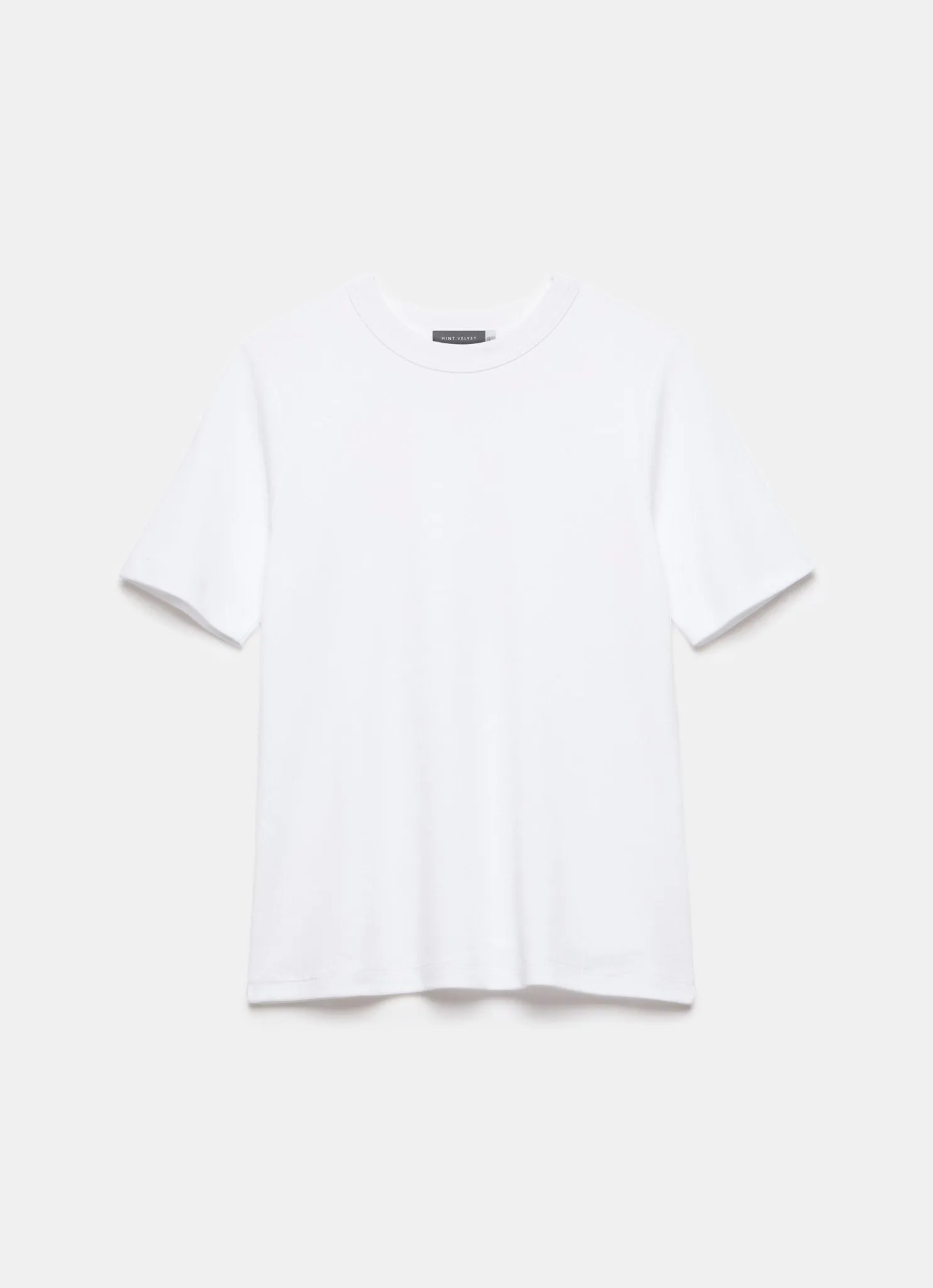 White Ultimate Fitted T-Shirt sold by Mint Velvet product image thumbnail 5