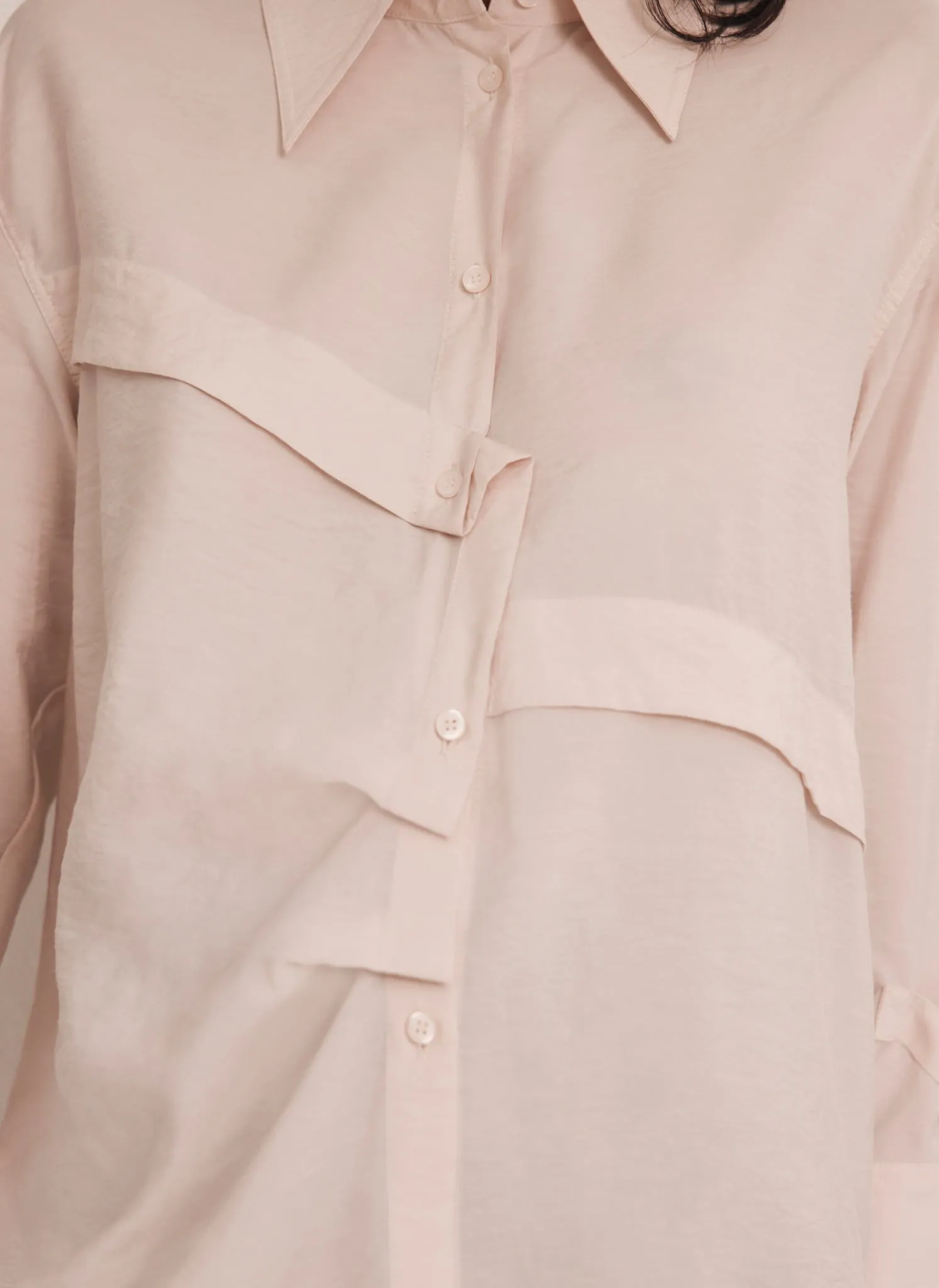 Pink Placket Detail Shirt sold by Mint Velvet product image thumbnail 4