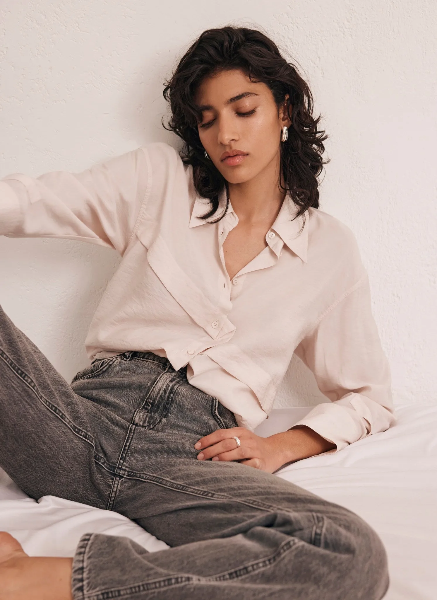 Pink Placket Detail Shirt sold by Mint Velvet product image thumbnail 3