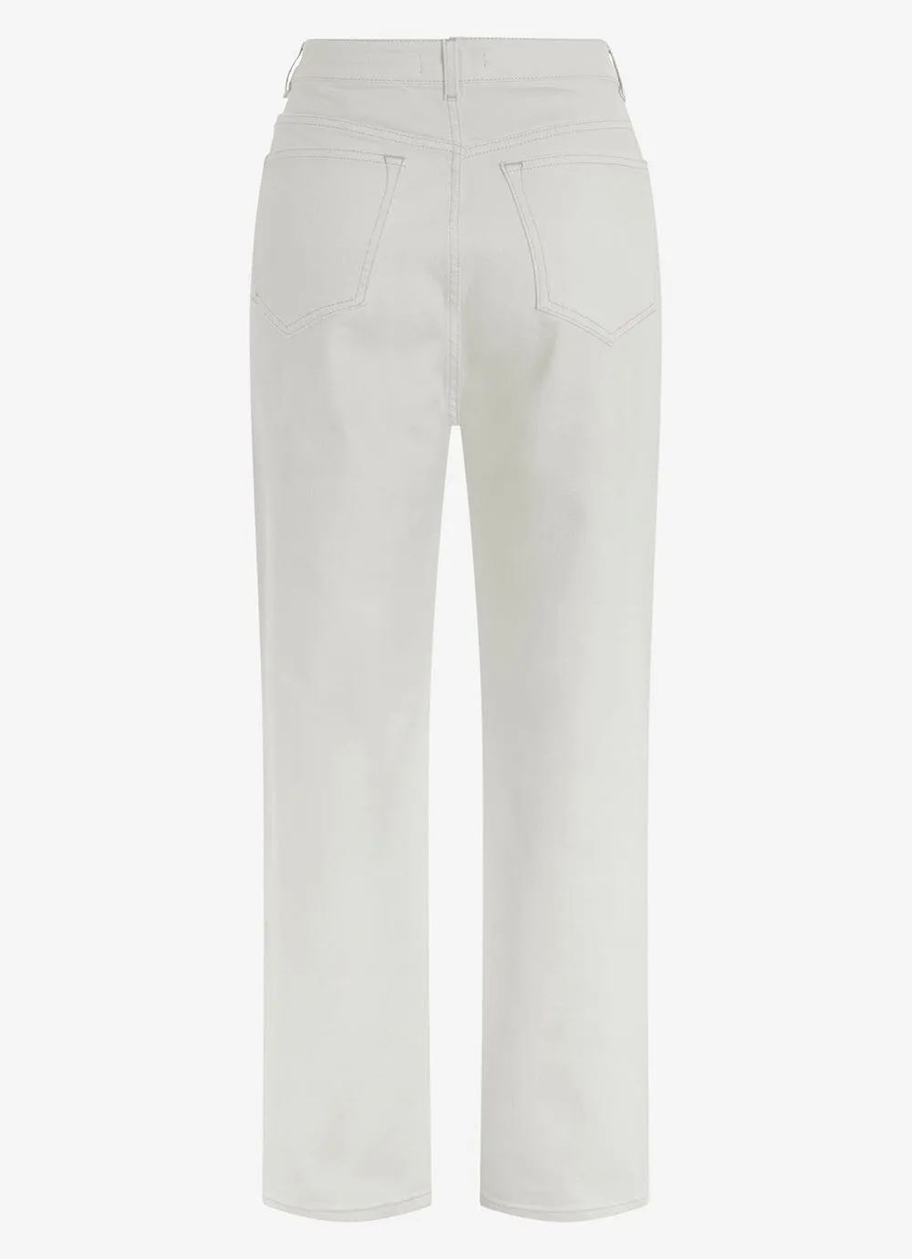 White Authentic Straight Jeans sold by Mint Velvet product image thumbnail 5