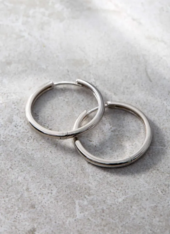 Silver Plated Hoop Earrings sold by Mint Velvet