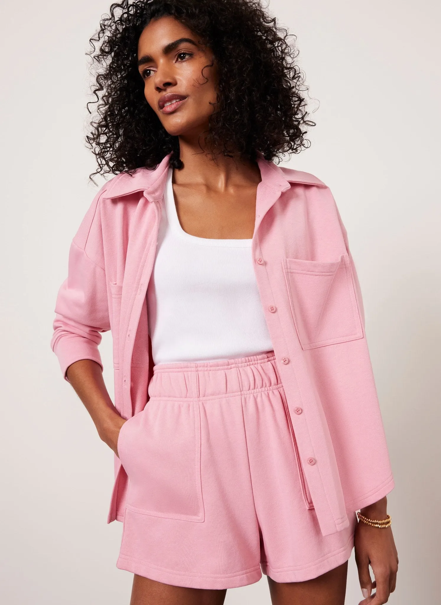 Pink Jersey Sweat Shirt sold by Mint Velvet product image thumbnail 3