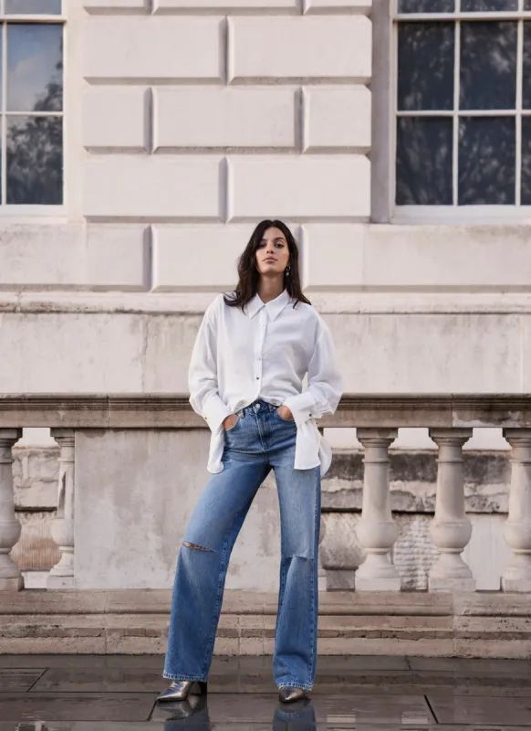 Light Indigo Wide Jeans sold by Mint Velvet