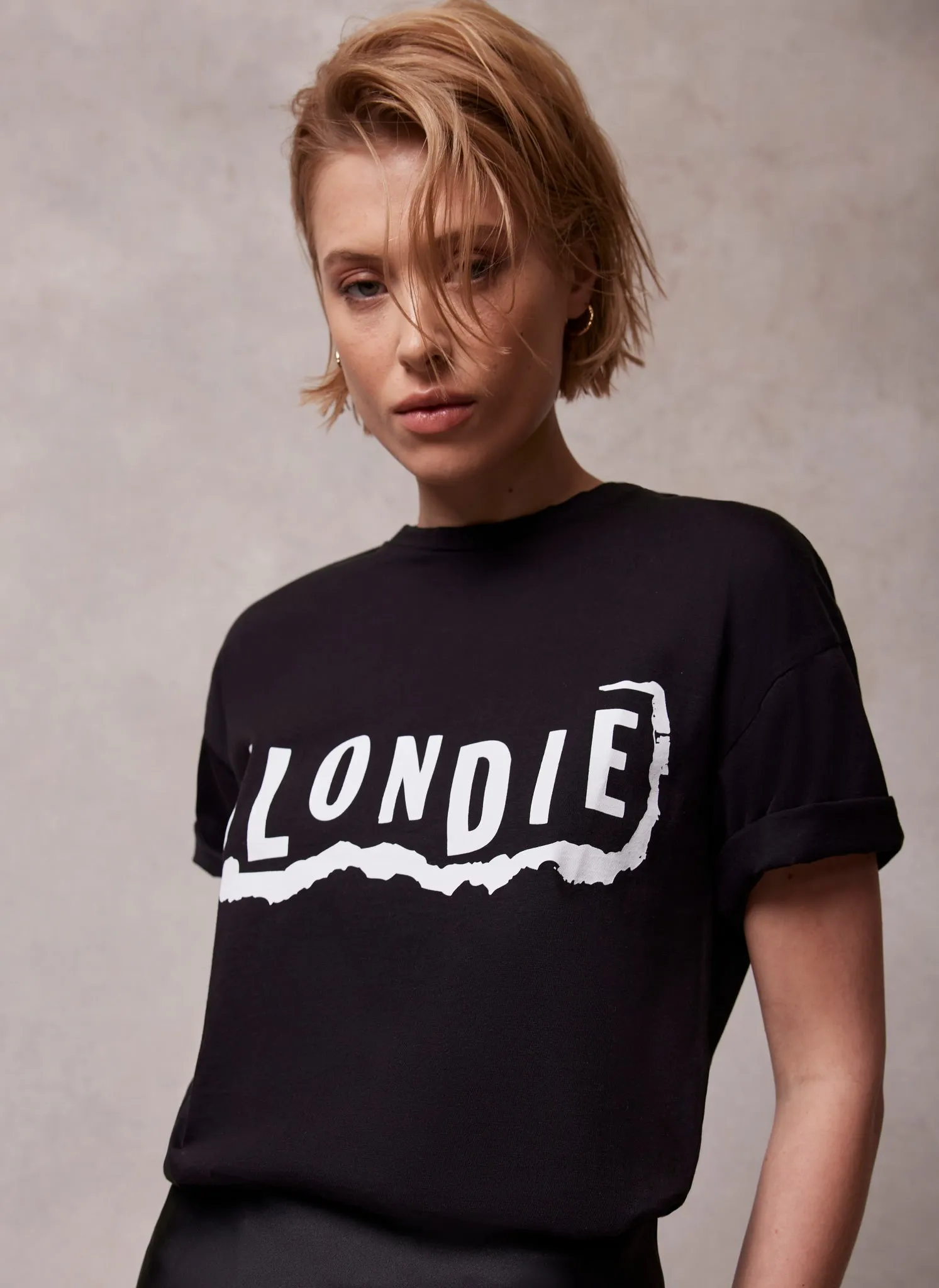 Black Blondie Slogan T-Shirt sold by Mint Velvet product image thumbnail 4