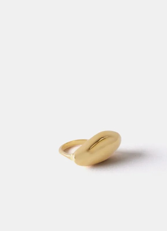 Gold Plated Dome Ring sold by Mint Velvet