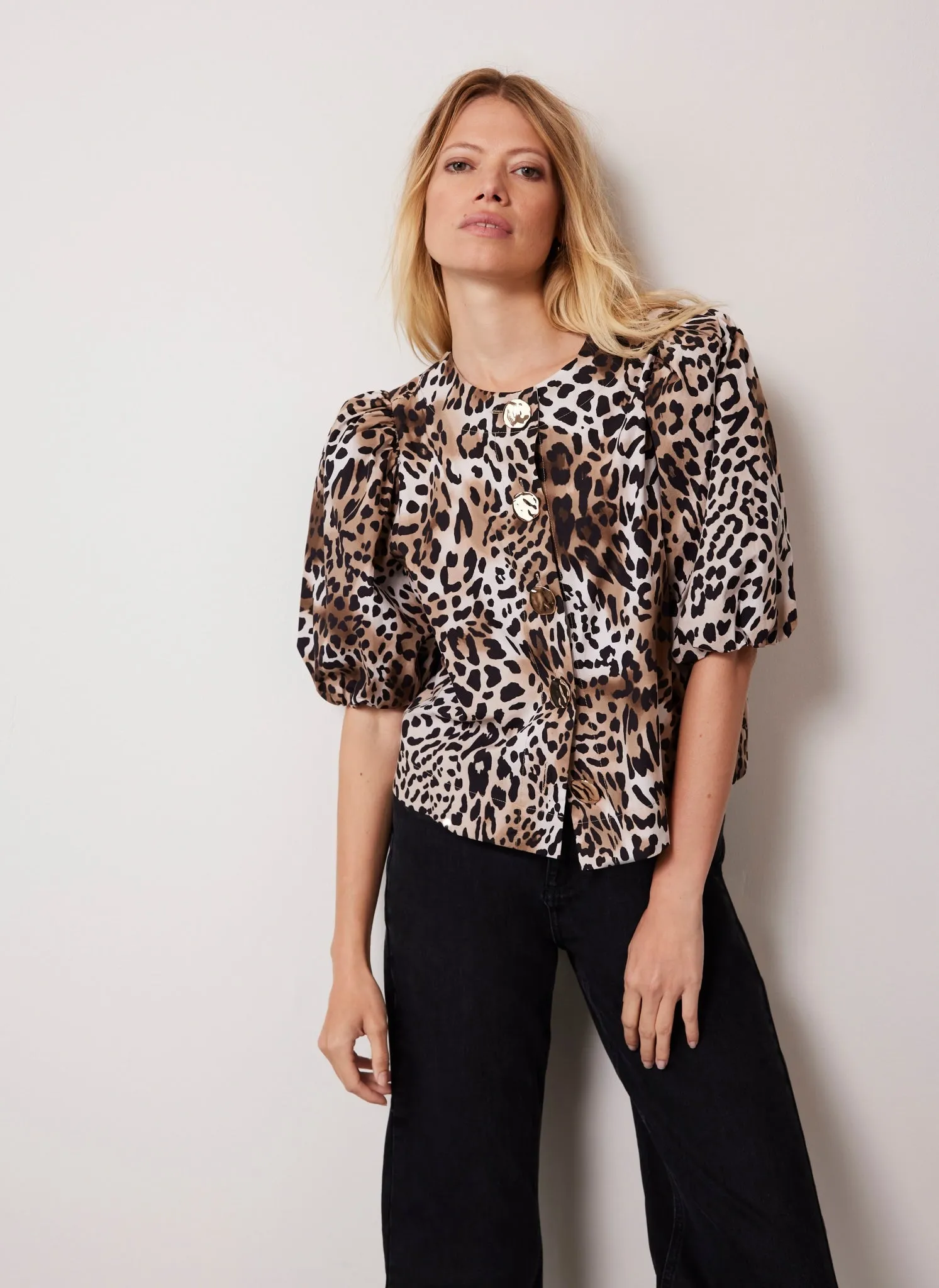 Leopard Print Blouse sold by Mint Velvet product image thumbnail 2