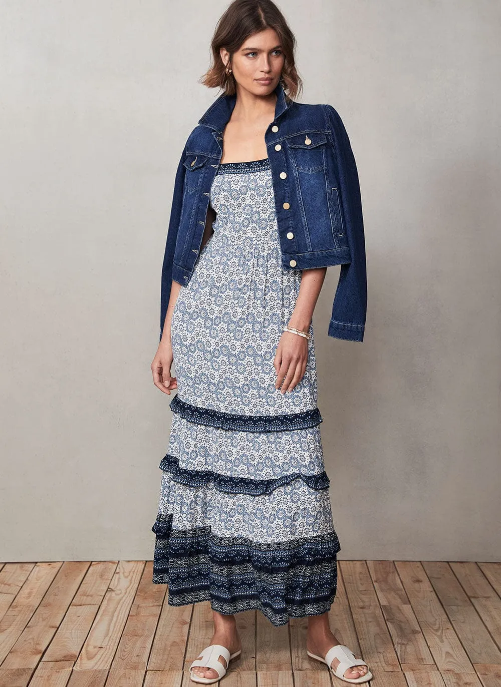 Dark Indigo Puff Denim Jacket sold by Mint Velvet product image thumbnail 2