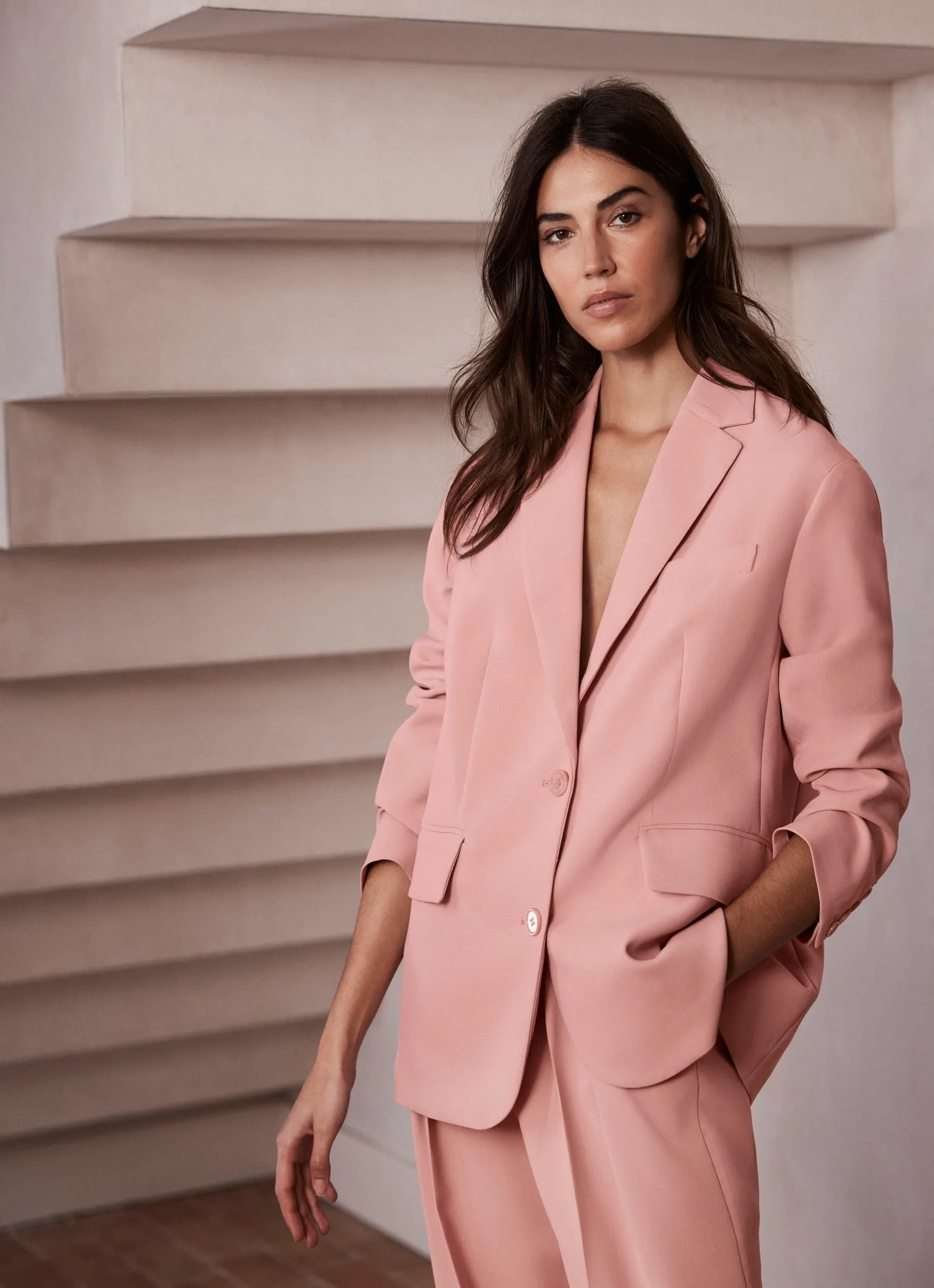 Pink Oversized Blazer sold by Mint Velvet product image thumbnail 2