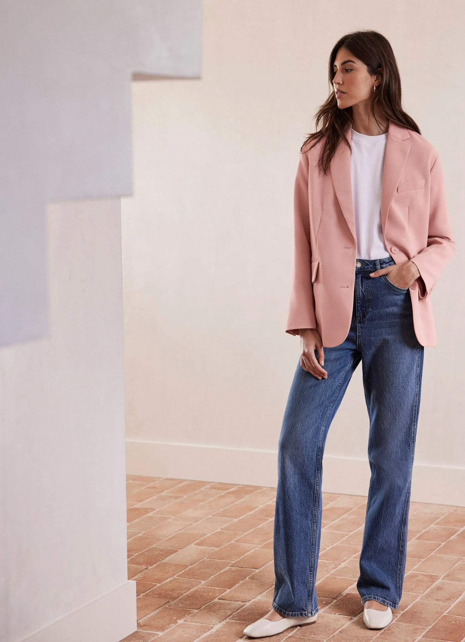 Pink Oversized Blazer sold by Mint Velvet product image thumbnail 5