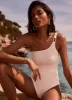 White One Shoulder Swimsuit sold by Mint Velvet
