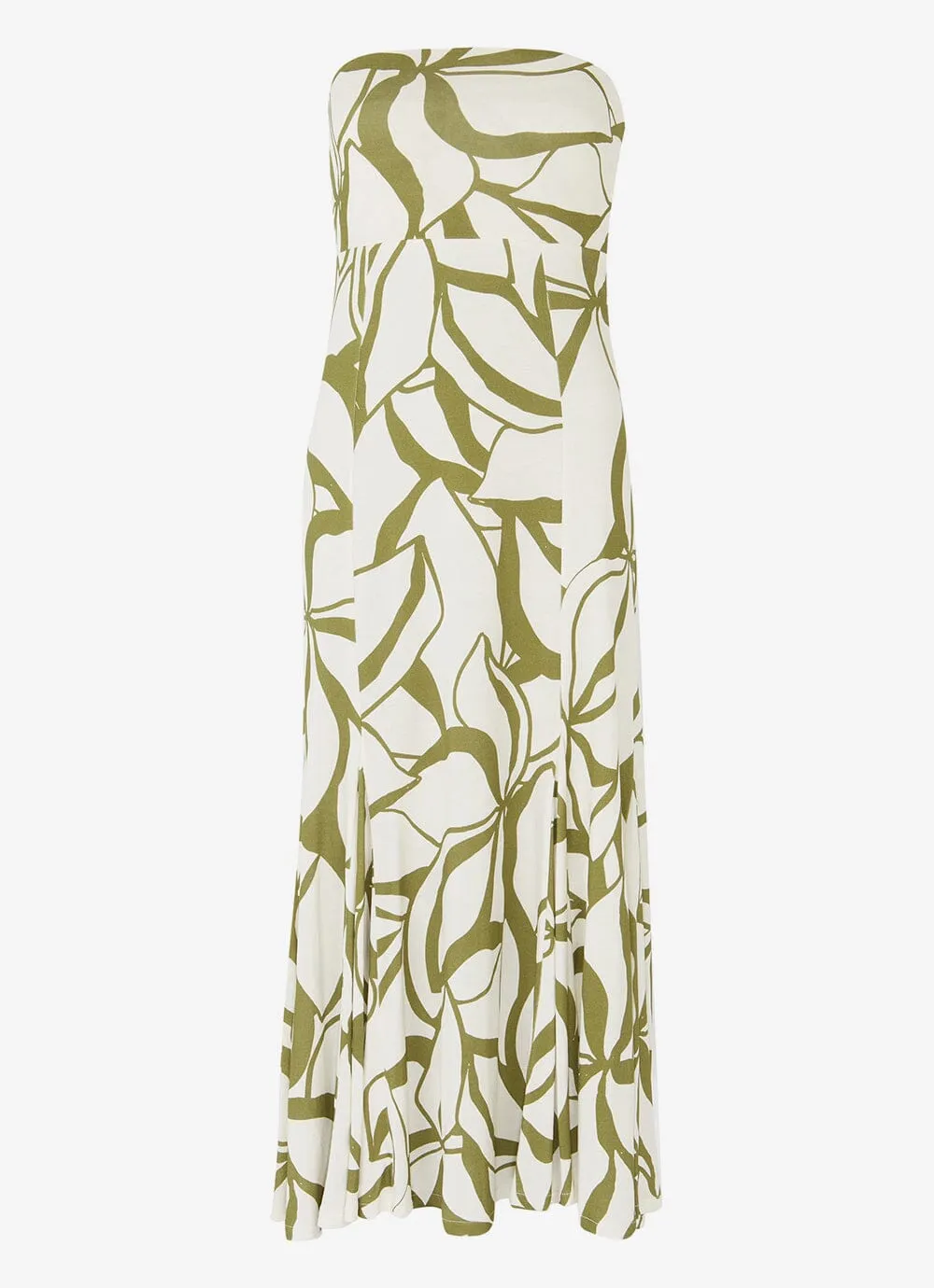 Zoe Print Bandeau Midi Dress sold by Mint Velvet product image thumbnail 5