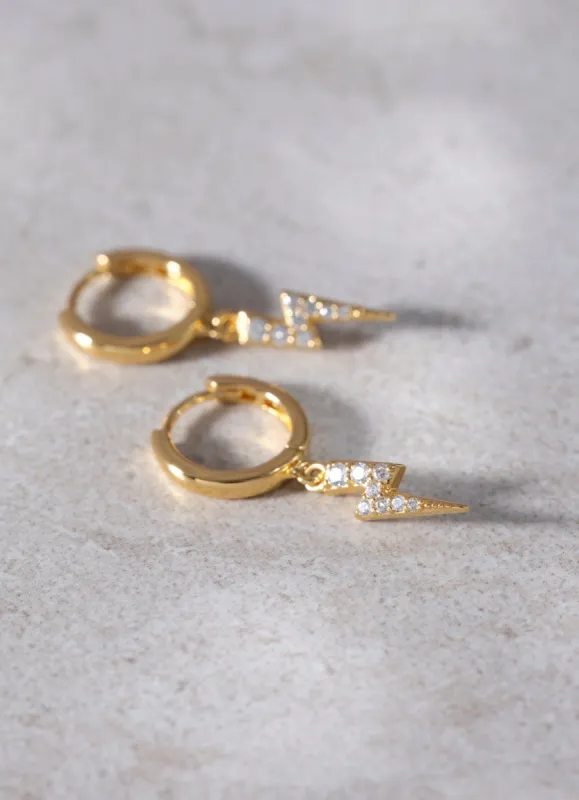 Gold Plated Huggie Earrings sold by Mint Velvet