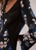 Black Floral Midi Dress sold by Mint Velvet