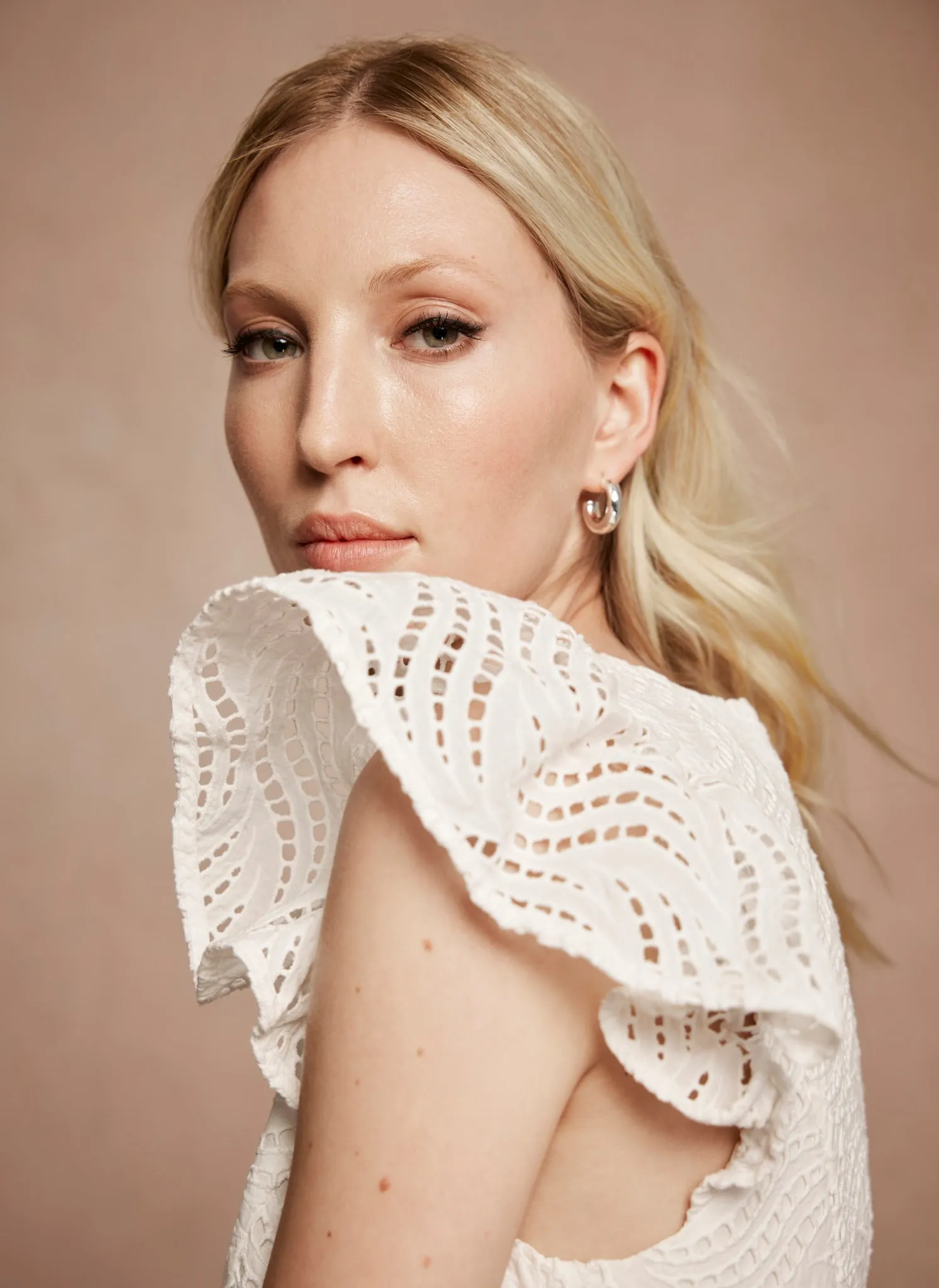 Pink Ombre Tiered Maxi Dress sold by Mint Velvet product image thumbnail 4