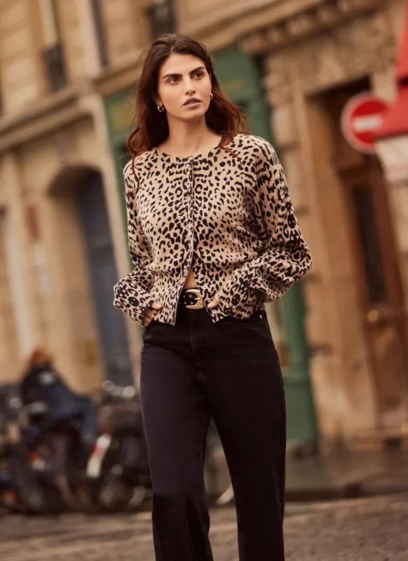 Leopard Print Cardigan sold by Mint Velvet