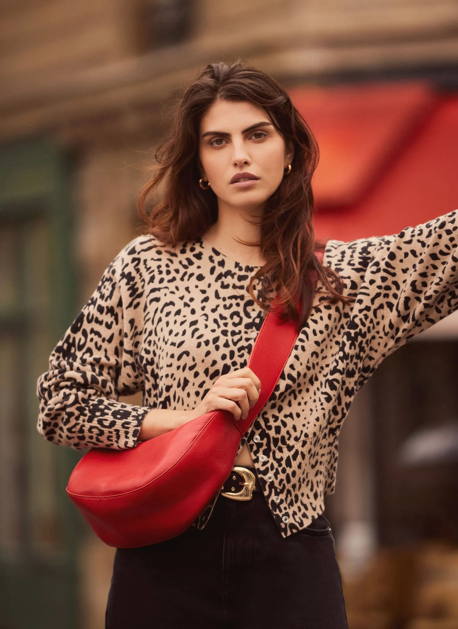 Leopard Print Cardigan sold by Mint Velvet product image thumbnail 5