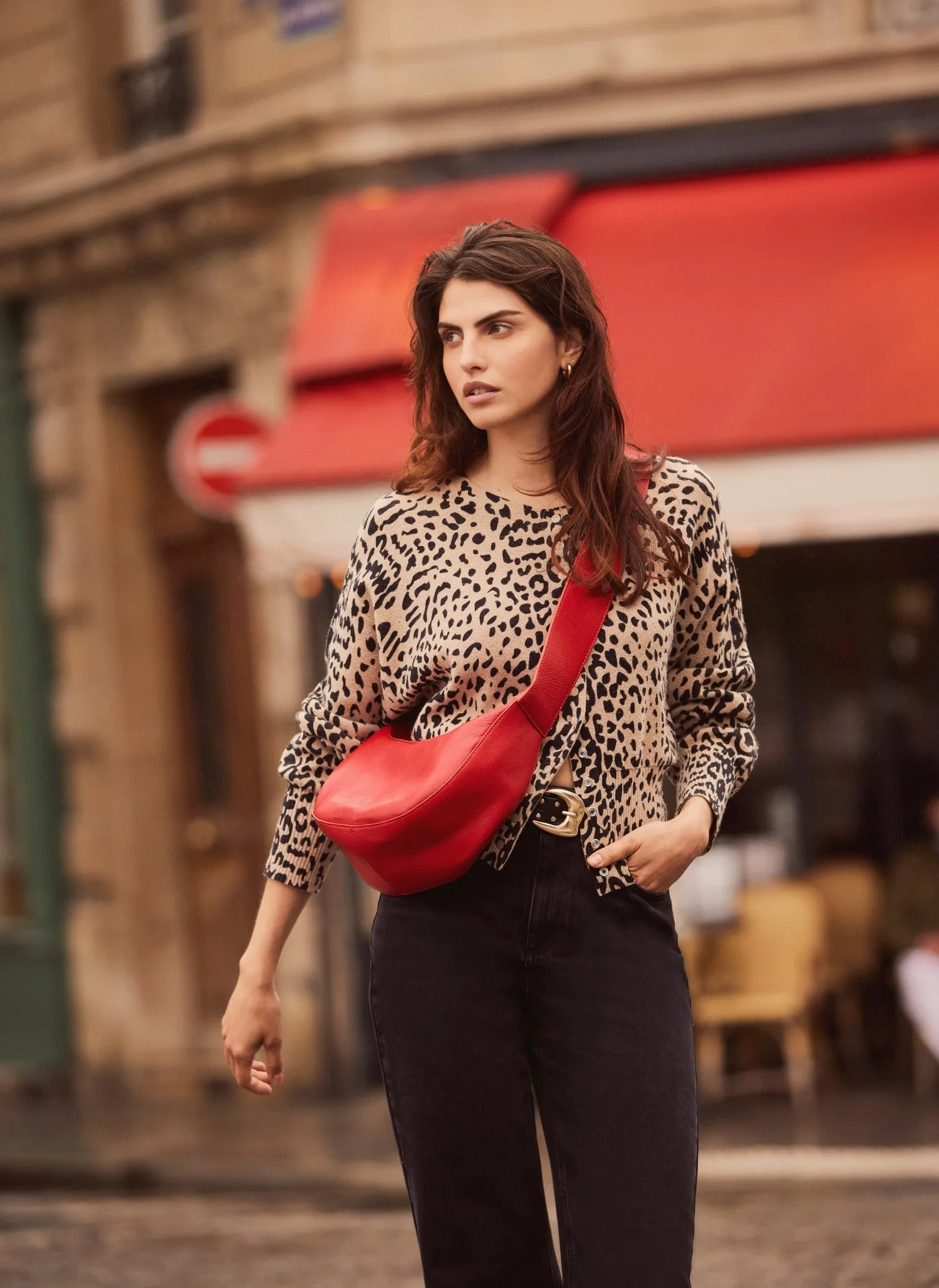 Leopard Print Cardigan sold by Mint Velvet product image thumbnail 4