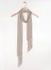 Metallic Fringe Skinny Scarf sold by Mint Velvet