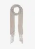 Metallic Fringe Skinny Scarf sold by Mint Velvet