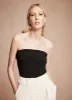 Black Bandeau Top sold by Mint Velvet