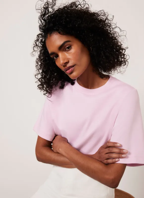 Pink Ultimate Cotton T-Shirt sold by Mint Velvet