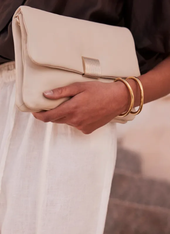 Cream Leather Crossbody Bag sold by Mint Velvet