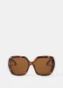Brown Oversized Sunglasses sold by Mint Velvet