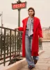 Red Wool Blend Coat sold by Mint Velvet