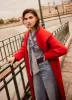 Red Wool Blend Coat sold by Mint Velvet