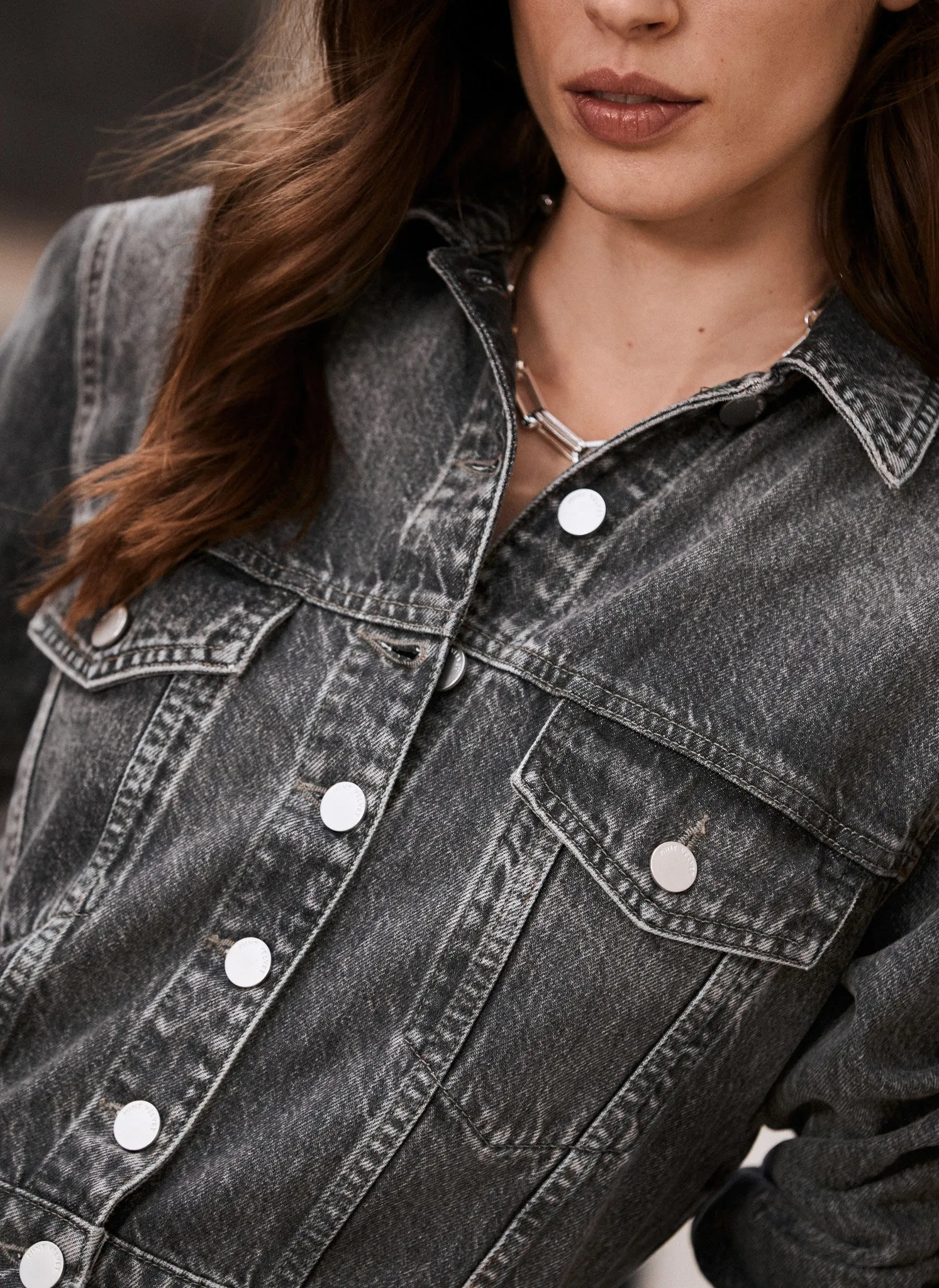 Grey Washed Denim Jumpsuit sold by Mint Velvet product image thumbnail 4