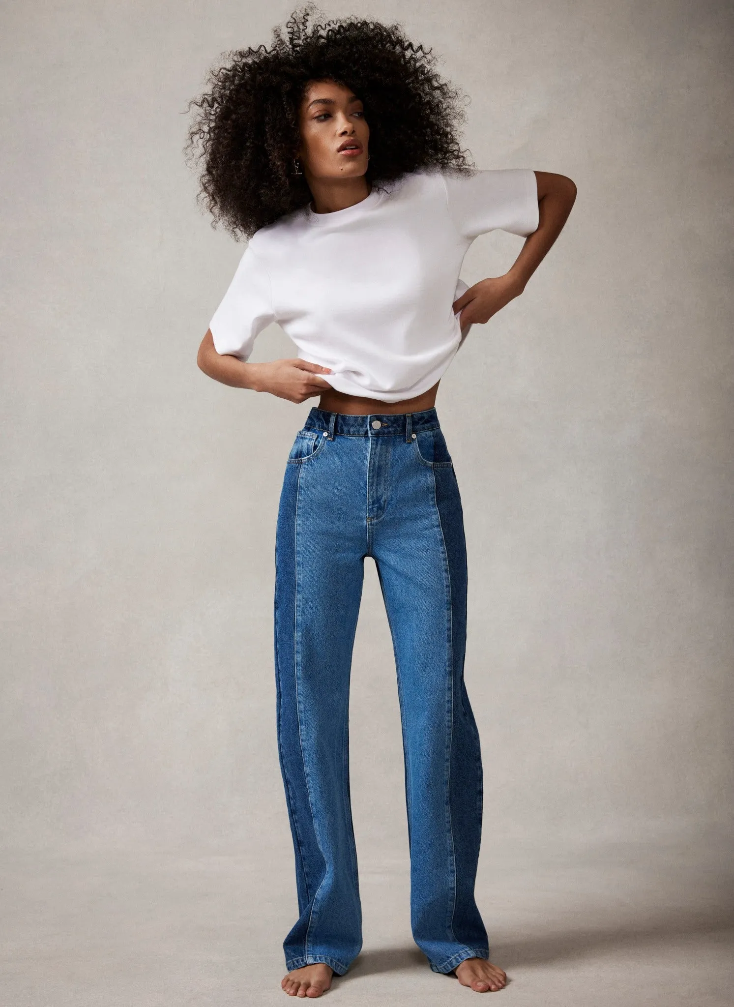 Indigo Two Tone Jeans sold by Mint Velvet product image thumbnail 3