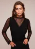 Black Lace Top sold by Mint Velvet