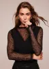 Black Lace Top sold by Mint Velvet