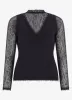 Black Lace Top sold by Mint Velvet