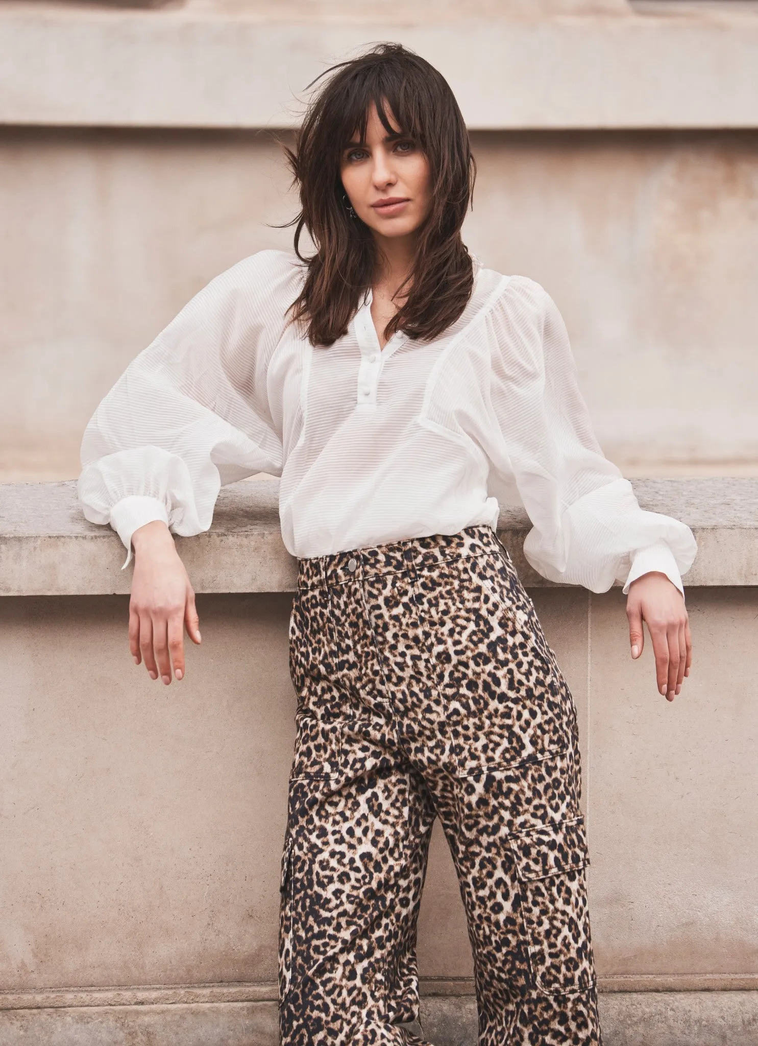 White Striped Blouse sold by Mint Velvet product image thumbnail 2